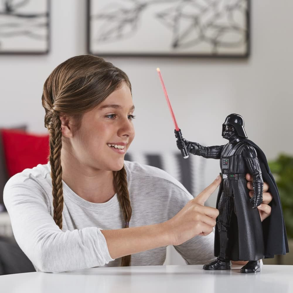 Galaktická akční figurka Star Wars Darth Vader, 30 cm velká interaktivní elektronická akční figurka, Dětská hračka Akční figurky 4+ Naty Shop
