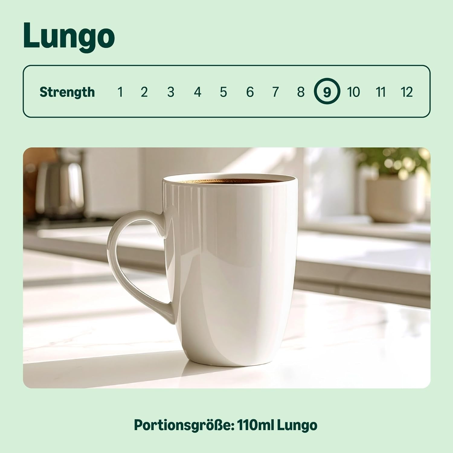 od Amazon Lungo Aluminium-Kaffeekapseln, kompatibilní s Nespresso, mittelgeröstet, 100 Stück (5 Packungen mit je 20 Stück) – Rainforest Alliance zertifiziert