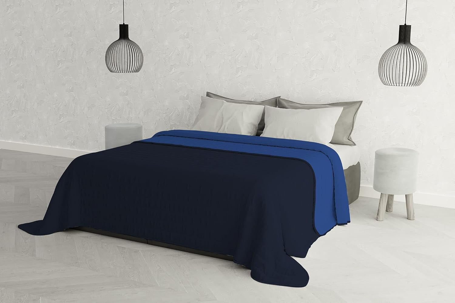 Italské povlečení Estivo jednolůžko, povlečení, Aqua, 170 X 270 Cm Peřiny a přikrývky Naty Shop Modrá 260 X 270 Cm