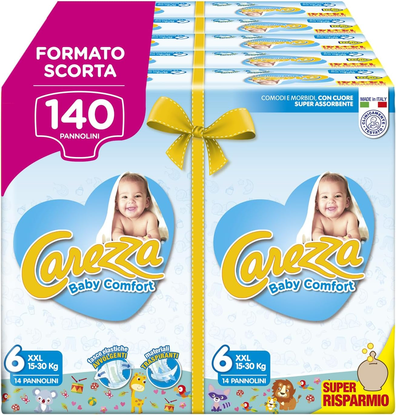 Baby Comfort XXL | Velikost 6 (16-30kg) | 140 plen