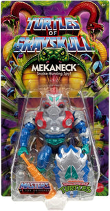 Masters of the Universe Origins Turtles of Grayskull Mekaneck Reptile Wars Pohyblivá akční figurka, Teenage Mutant Ninja a MOTU Crossover Hero Toy, JBN00, [Multicolor] Akční figurky Naty Shop