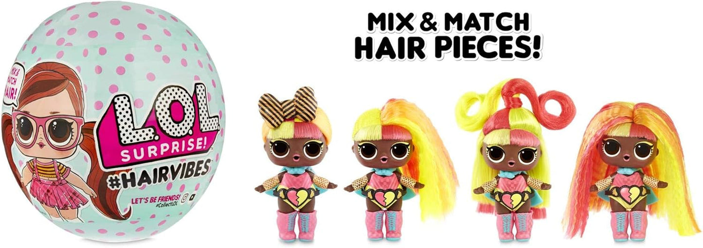 Sběratelské panenky LOL Surprise pro dívky - S 15 různými překvapeními a účesy - #Hairvibes Dolls