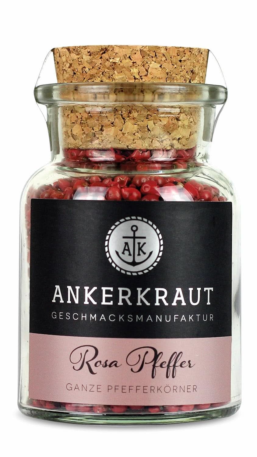 Anker zelí, růžový pepř (Schinus Berry), růžové bobule, perfektní pro gin a tonik, 45 gramů Condimente Naty Shop