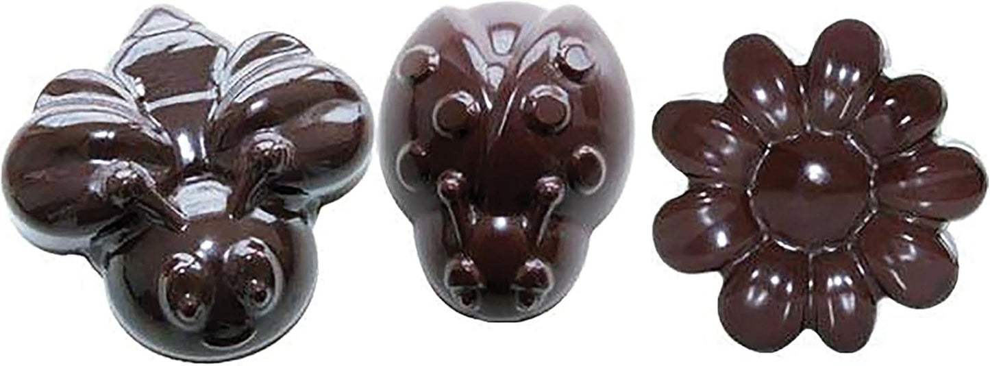 Silikomart 199199, forma na čokoládu, Jarní model, 15 pralinek, Brown Kitchen Naty Shop
