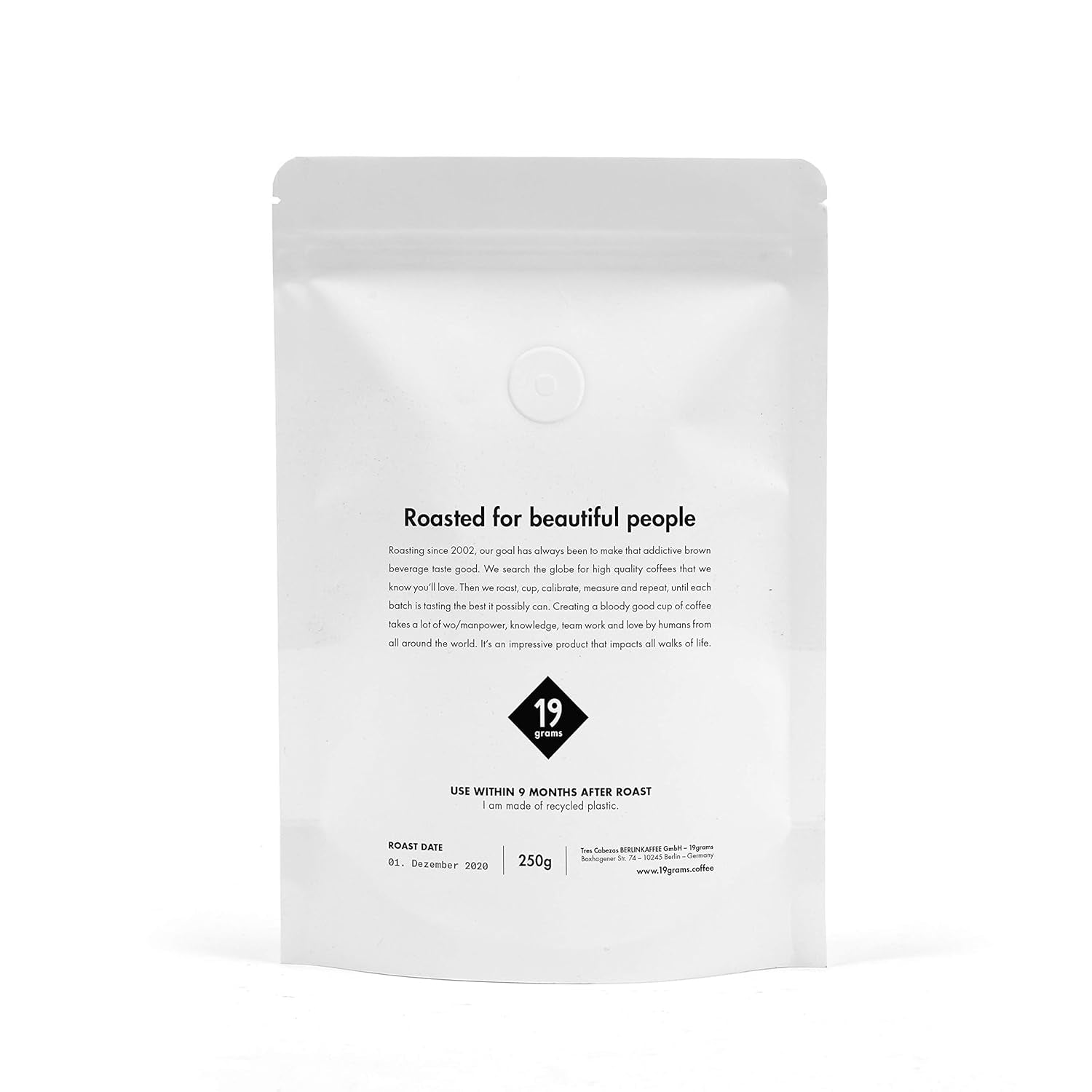 Italo Disco Espresso | 250g Bohne husa | spravedlivé a udržitelné | frisch geröstet | 100% Arabica Kaffeebohnen | speciální káva | 19 gramů Kaffeerösterei