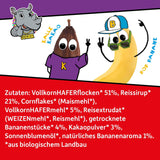 FRECHE FREUNDE KIDS, Bobs & DIKKAs Křupavé banánové kakaové müsli, křupavé čokoládové müsli pro děti, nízký obsah cukru, bez přísad, 100% vegan, 6 kusů (6 x 280 g)
