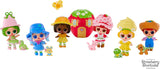 LOL Překvapení! Loves Strawberry Shortcake Tots – sběratelské voňavé panenky se 7 překvapeními, mazlíčkem, módou, botami, kloboukem, herní sadou s jahodovým koláčem, konvertibilní dům, věk 4+