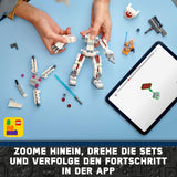 LEGO Star Wars X-Wing Mech Luka Skywalkera, sběratelské kostky, akční dobrodružství, nápad na dárek pro kreativní chlapce a dívky ve věku 6+ 75390 Stavebnice Besuche den LEGO-Store
