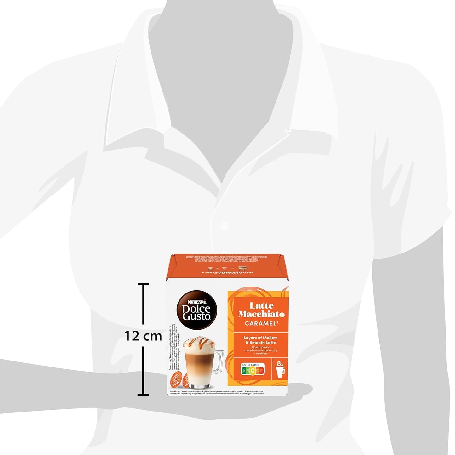 NESCAFÉ DOLCE GUSTO Latte Macchiato Caramel Kaffeekapseln 3er Pack (3 x 16 kapslí)