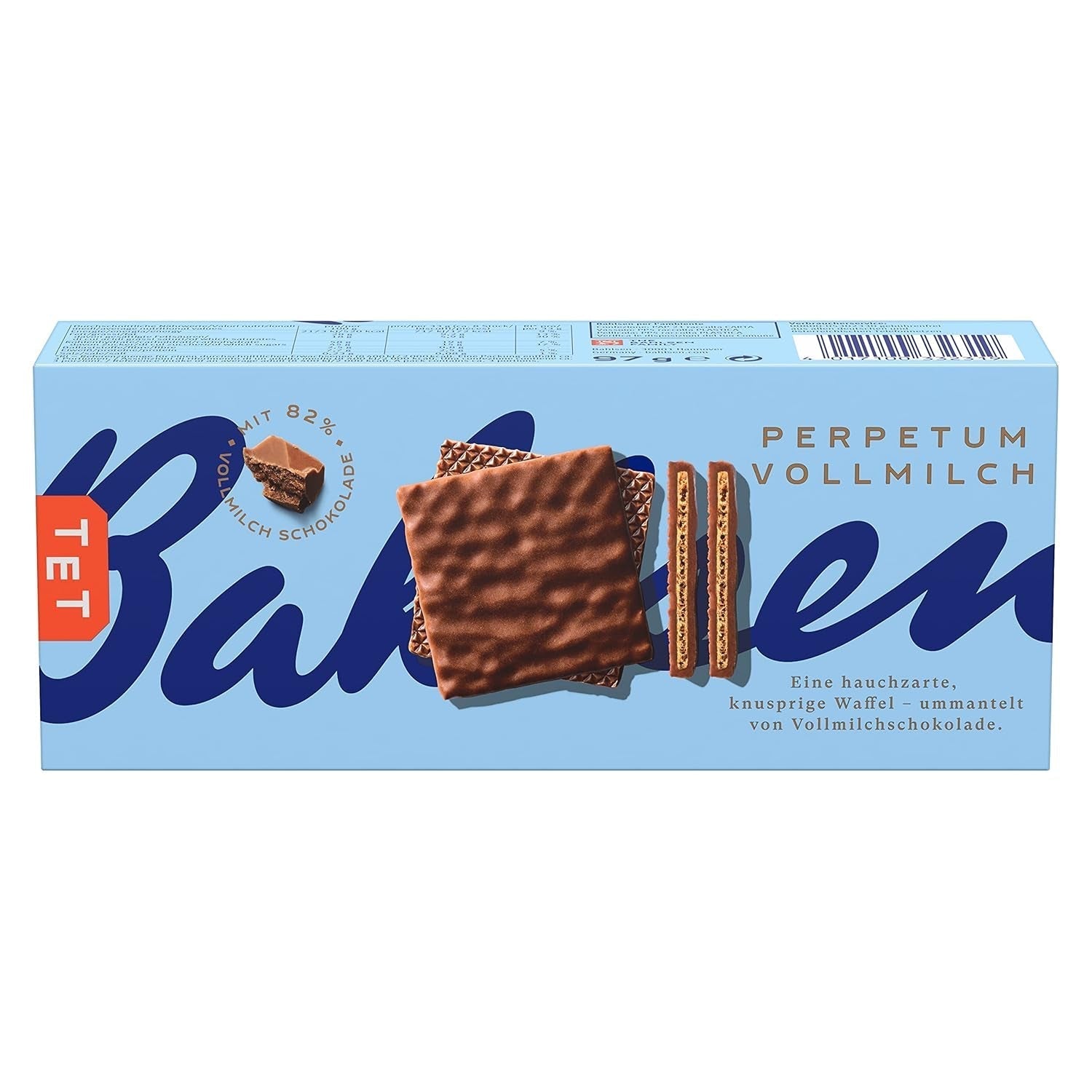 Bahlsen Perpetuum Mléčná čokoládová oplatka (1 x 97 g) (balení 10 ks)