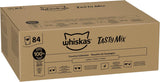 Whiskas Adult Wet Food 1+ Tasty Mix Country Collection v omáčce, 84 sáčků, 84 x 85 g (1 hromadné balení) – Vysoce kvalitní mokré krmivo pro dospělé kočky