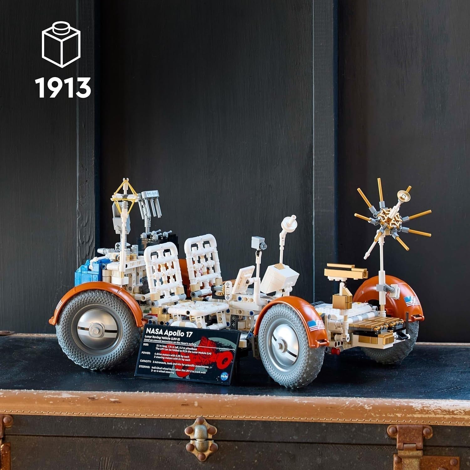 LEGO Technic NASA Apollo Lunar Roving Vehicle (LRV), Lunar Rover Model pro dospělé, Vesmírný sběratelský sběratel pro vědecké nadšence, Stavebnice, Model vesmírného vozidla 42182 Stavebnice Besuche den LEGO-Store
