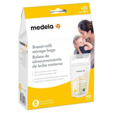 Medela sáčky pro skladování mateřského mléka 25 ks, cca. 200 ml, bílá (španělská verze) Příslušenství Jídlo a kojení Baby Naty Shop 25 sáčků