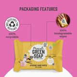 Marcel's Green Soap Ruční vlhčené ubrousky 60 Pack - Vanilka & Cherry Blossom - Rostlinné - Bio