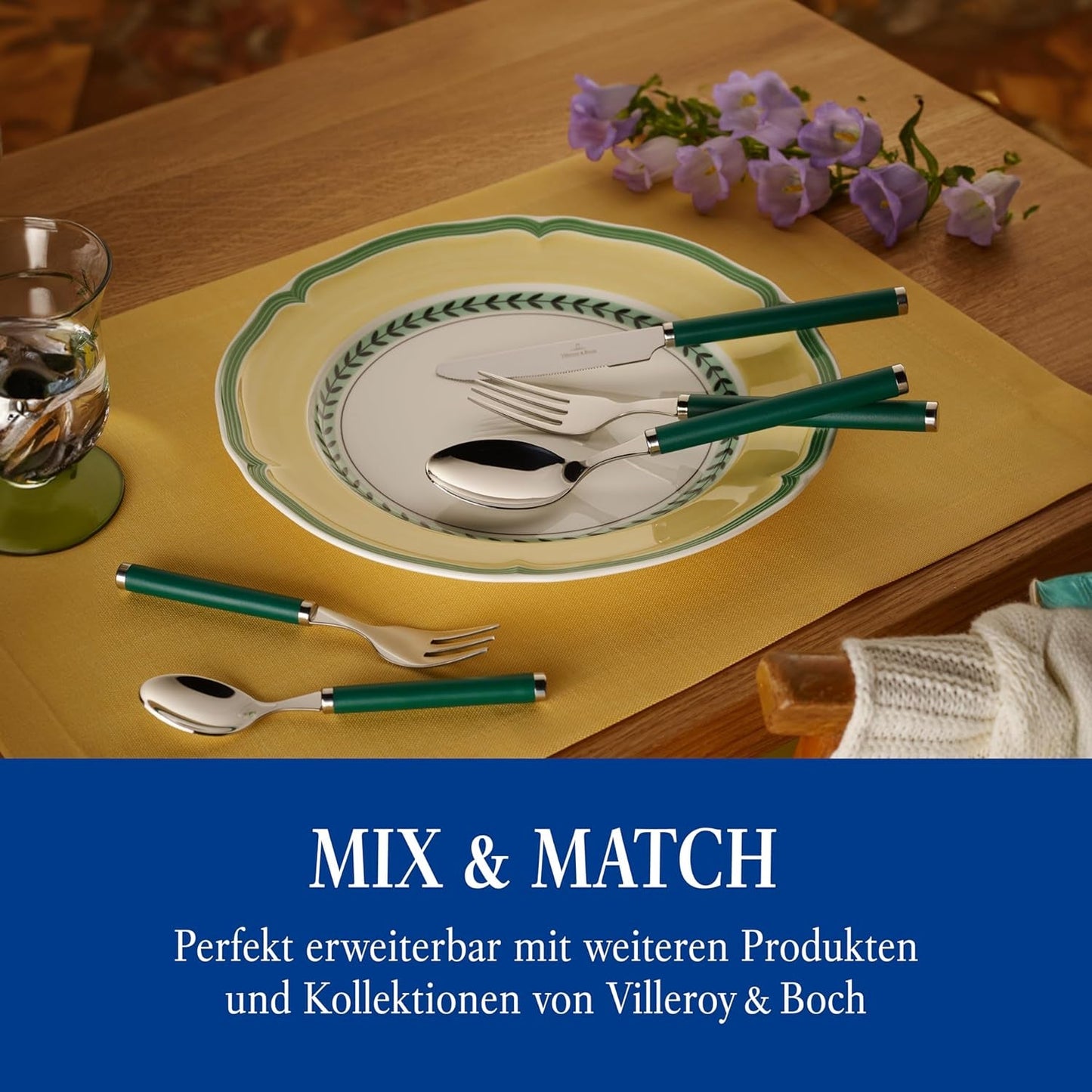 Villeroy & Boch - Sada příborů Play! Green Garden, 30 kusů Kitchen Naty Shop