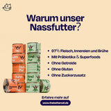 The Better Cat - Mokré krmivo bez obilovin s extra vysokým obsahem masa - Prémiové krmivo pro kočky bez obilovin a cukru (200 g, kuře)