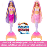 Panenka BARBIE mořská víla – inspirovaná televizním seriálem „Barbie: Hidden Magic“ s efektem změny barvy a doplňky, 19 cm dlouhé růžové vlasy pro styling, pro děti od 3 let, 97 HRP