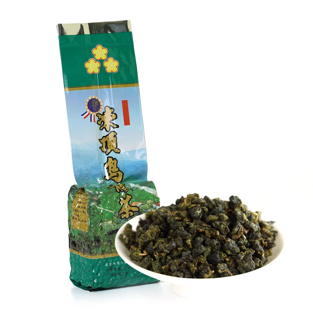 GOURTEA Tchajwanský zelený čaj Dong Ding Oolong 250 g / 8,8 oz Vysoce kvalitní zelený čaj Tung Ting Oolong Dongding Oolong Horský čaj Oolong