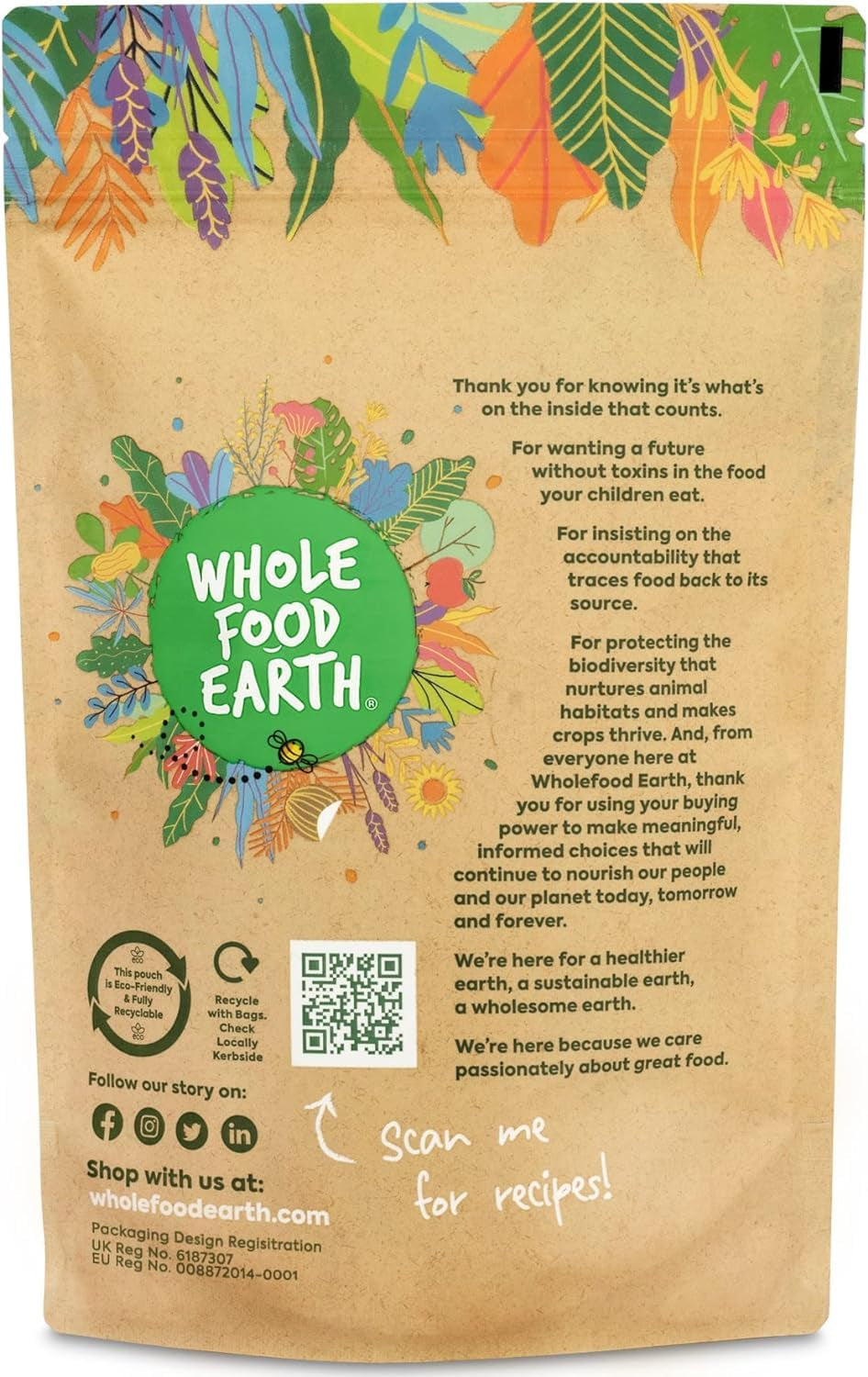 Pohanková mouka celofood Earth BIO 1kg | Krutý | Bez GMO | Vegan | Certifikované organické