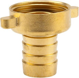 Gardena mosazná hadicová armatura, 2-dílná: vysoce kvalitní mosazná armatura, 26,5mm (G 3/4") závit, pro 1/2" (13mm) hadice (7140-20)