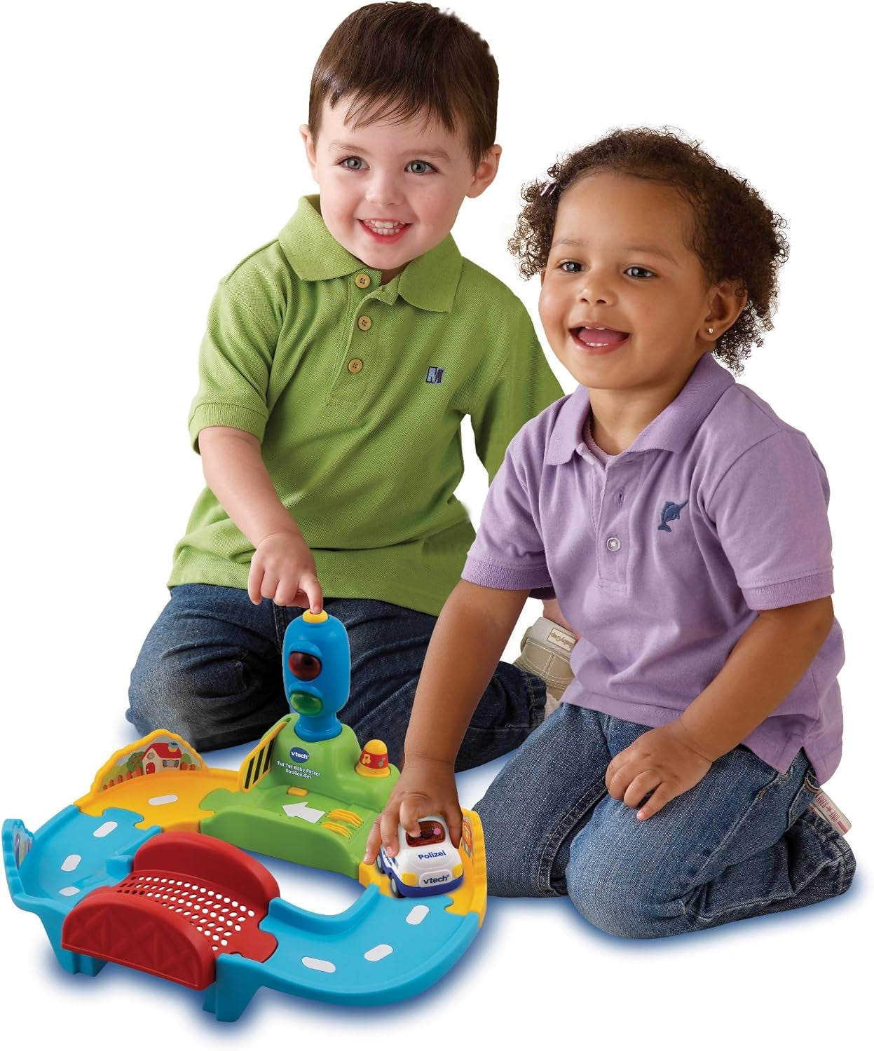 Baby 80-127804 - TUT TUT Baby Speedster - Silniční sada & 80-517004 TUT TUT Baby Speedster Sanitní hračka pro děti, vícebarevná Bebe Toys Naty Shop