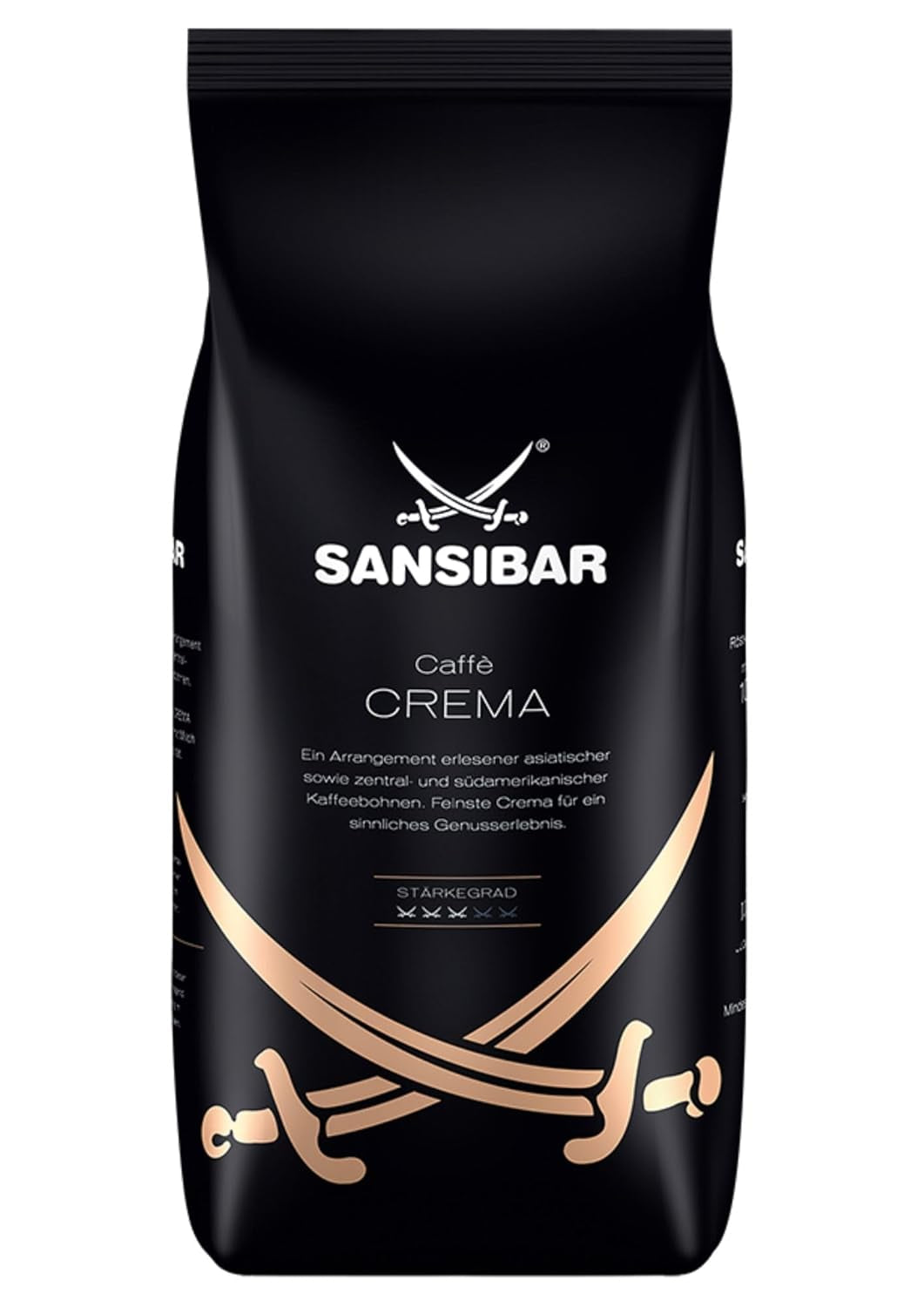 Celá zrnková káva Caffè Crema, 1 kg, 1 balení (1 x 1 kg)