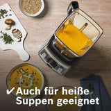 Bosch Standmixer Vitaboost MMBH6P6BDE, 6-Klingen-Edelstahlmesser, 2,5L Tritan-Mixbehälter, Stopfer, 6 Automatikprogramme, Rezeptbuch, Bpa-Frei, Einfache Reinigung, 45 000 U/Min, 1600 Na Shop.