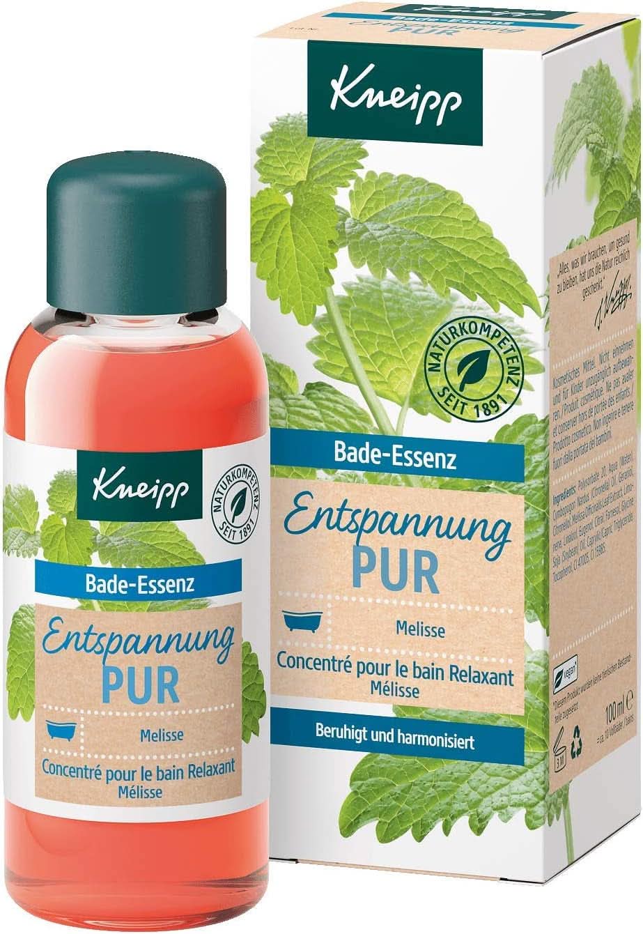 Kneipp Bade, koupelový olej s přírodním esenciálním olejem indické meduňky a extraktem z meduňky, 100 ml Naty Shop Default Title