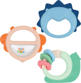 LUDI - Planet Bell - Hračka pro miminko - Od 3 měsíců - Živé barvy, různé textury a originální tvar - Podporuje jemnou motoriku a zručnost Bebe Naty Shop Trio Bell Toy