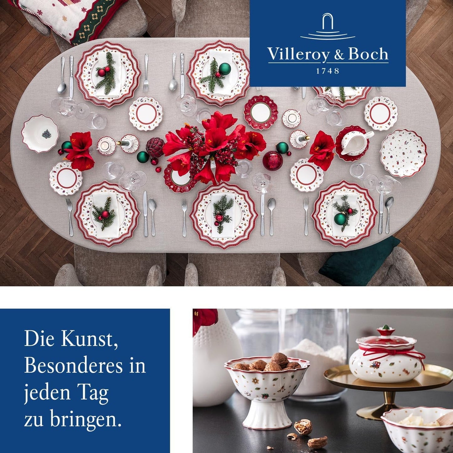 Police Villeroy & Boch Toys Delight Royal Classic, dekorativní patrový stojan na sušenky, pečivo a malé dorty, prémiový porcelán, bílá