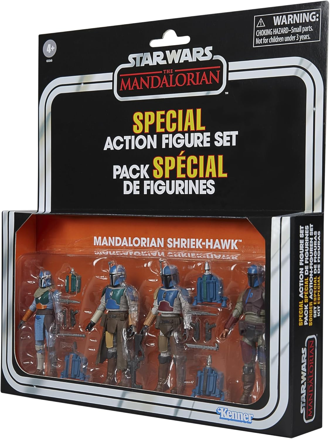 Star Wars Vintage kolekce Mandalorian Shriek-Hawk, 4 balení Mandalorian, Měřítko 9,5 cm Akční figurky Naty Shop