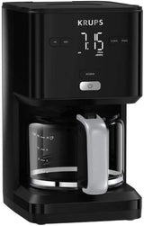 Kávovar Krups Smart'n Light s časovačem, na 1,25 l filtrované kávy, funkce udržování teploty, automatické vypínání, černý, KM600810