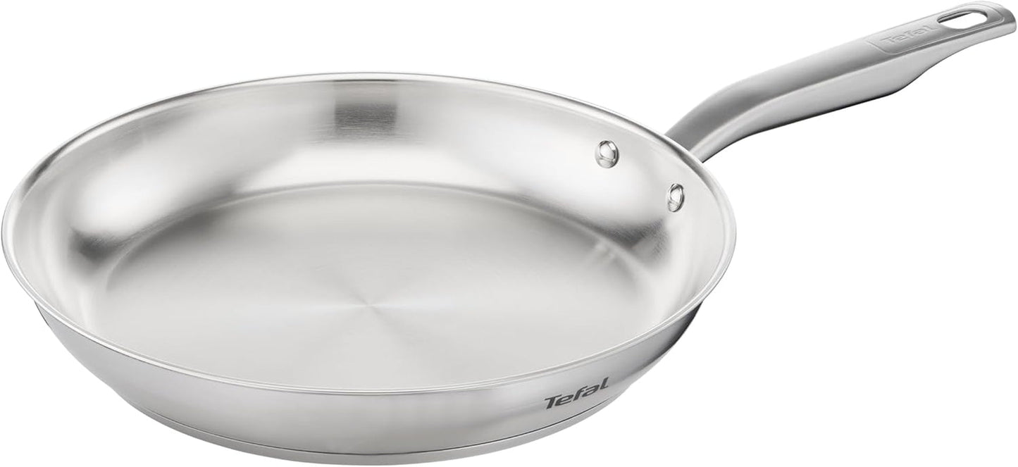 Pánev TEFAL VIRTUOSO 28 cm, Nerezová pánev, indukce Hrnce a pánve Naty Shop 28 cm Bez potahu