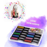 Magicat Hair Chalk for Girls Set I 10 smývatelných barev a 5 vlasových sponek I Dárek pro dívky 4 roky až 10 let I Kreativní dárek pro dětskou narozeninovou párty 2025 I Bezpečné a barevné Naty Shop Hair Dye