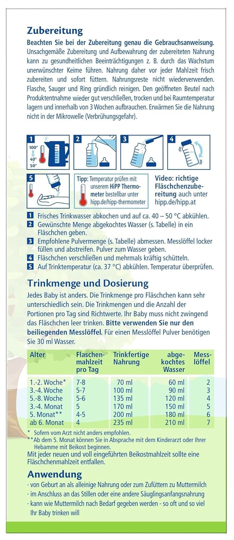 Bio kojenecké mléko HiPP PRE (4 x 600 g), od narození, obsahuje pouze laktózu jako sacharid v nejlepší bio kvalitě