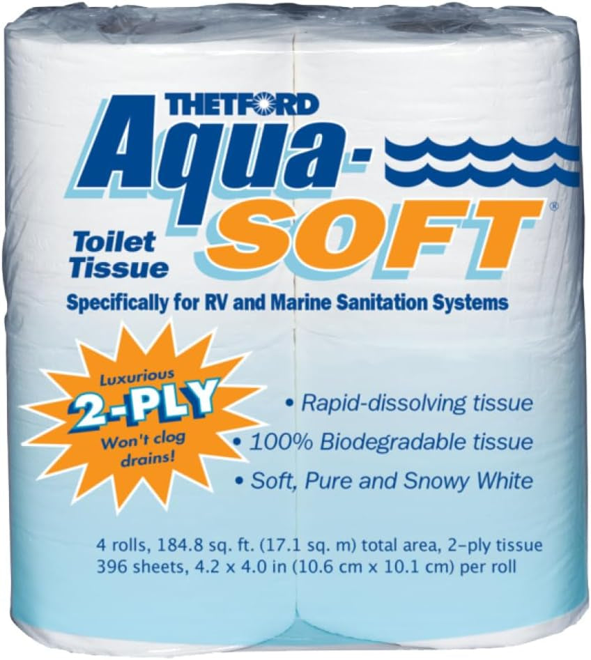 03300 Aqua-Soft toaletní papír, 2 vrstvy, 4 role