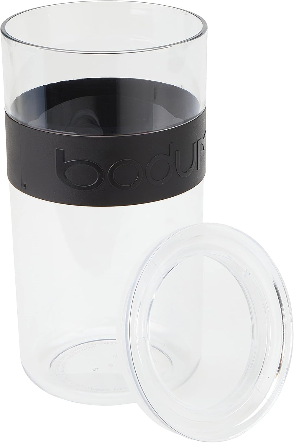 Skladovací dózy BODUM PRESSO, plastové, černé, 4 x 0,25 l, 3 x 0,6 l, 3 x 1 l, 2 x 2 l Dózy na potraviny Naty Shop