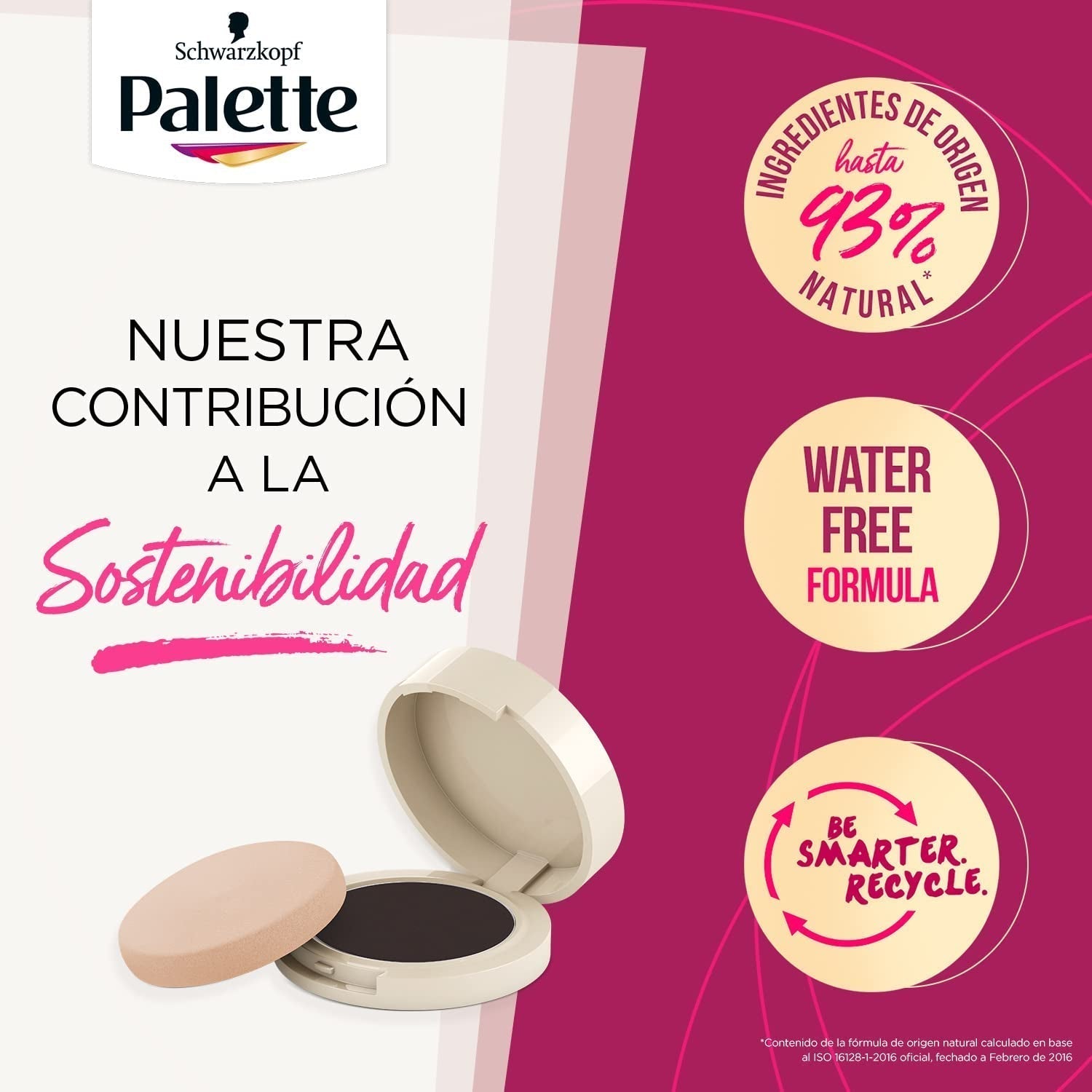 Palette Compact Root Retouch Retouch Root Powder, kompaktní, kaštanově hnědá, 1 ks Barva na vlasy Naty Shop