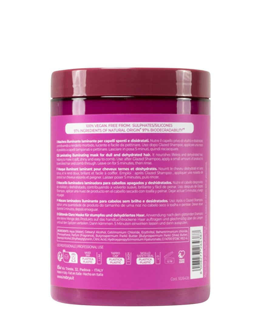Shecare Glazed Brightening Mask pro matné a dehydratované vlasy Naty Shop Hair Mask