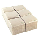 - 600 kusů Bio Eco koktejlových ubrousků - Přírodní barva - 100% recyklovatelný - Micropoint - 10 X 10 Cm (složený) a 20 X 20 Cm (rozložený)