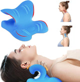Neck Stretcher 2.0, Cloudy Neck Lefaya Neck Stretcher Ortopedic Test Winner Neck Stretcher k úlevě od bolesti šíje Prémiový krční hrb Krk Cloud Korekce držení těla (modrá) Cervikální ortopedické polštáře Naty Shop Výchozí název