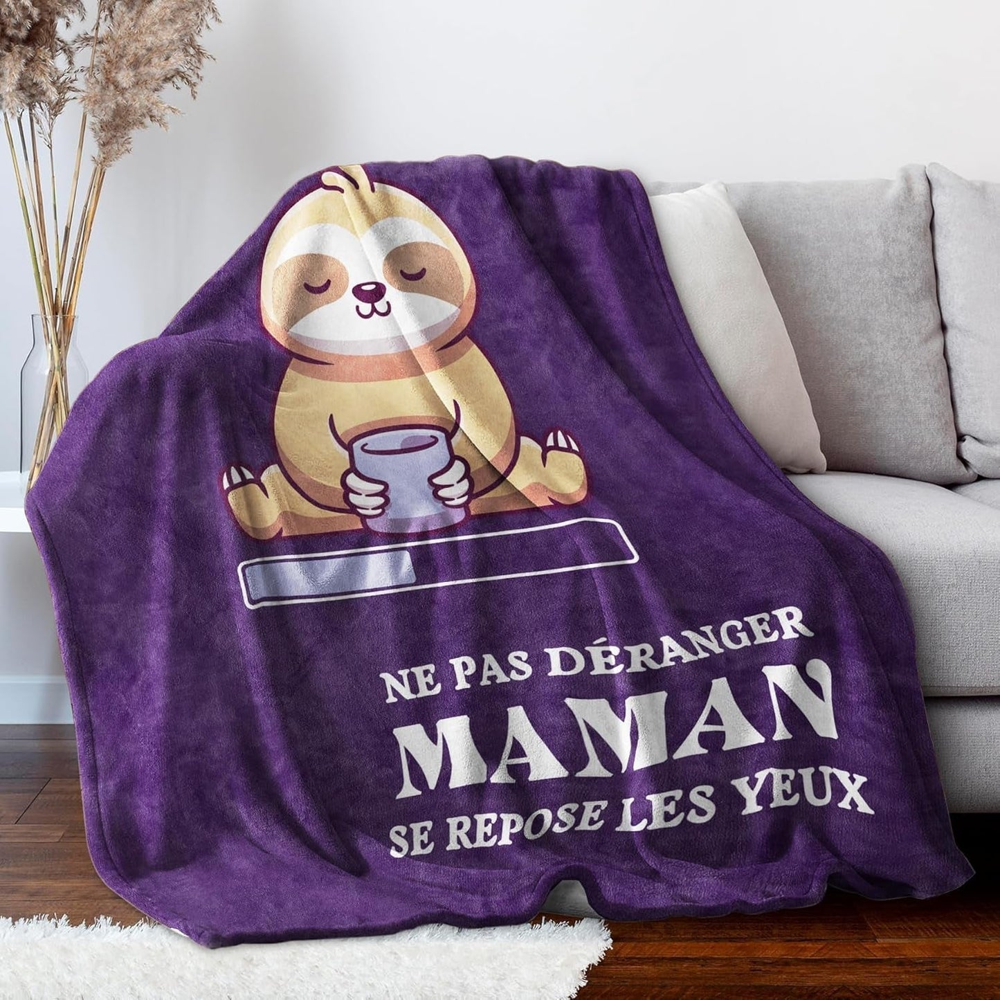 Niyewsor dárek k narozeninám, pro maminku, fleecová deka, dárek pro maminku, tip na dárek ke Dni matek a k Vánocům pro maminku Niyewsor Postele a deky