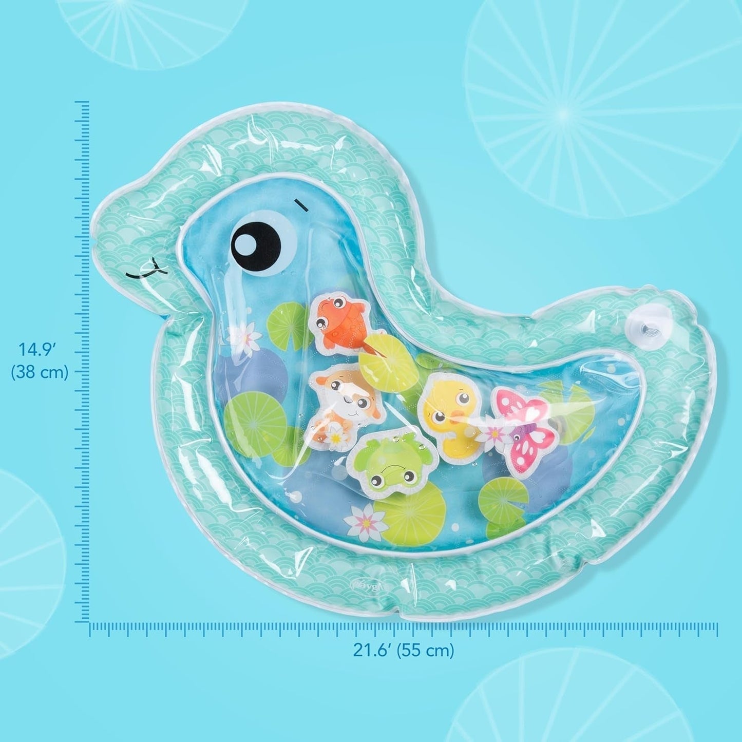Playgro vodní podložka baby, nafukovací vodní hrací podložka baby toy smyslová hračka pro 3 6 9 měsíců Toys Bebe Naty Shop