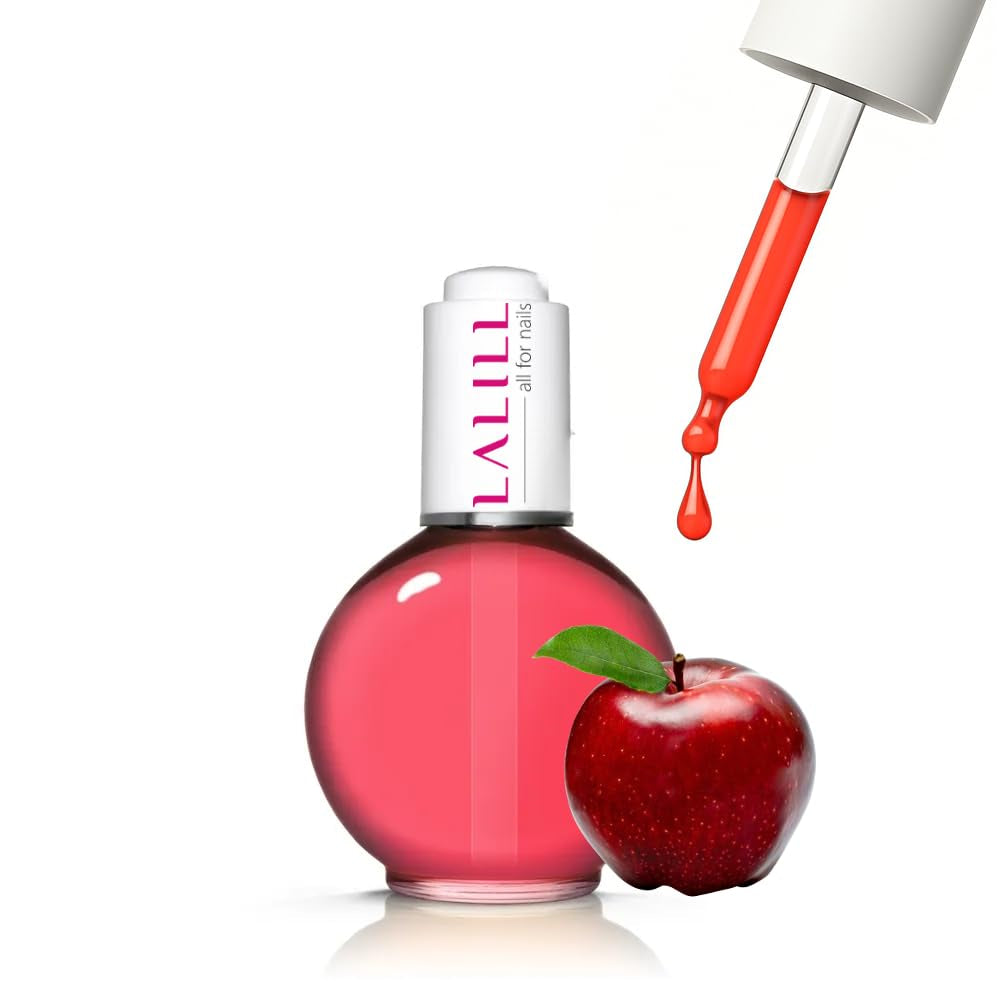 LALILL Olej na nehtovou kůžičku 75 ml - Himbeere Nagelpflegeöl - Nagelöl Pflege Für Nägel Nagelhaut - SPA Maniküre Naildesign Hände - Vegan - S pipetou