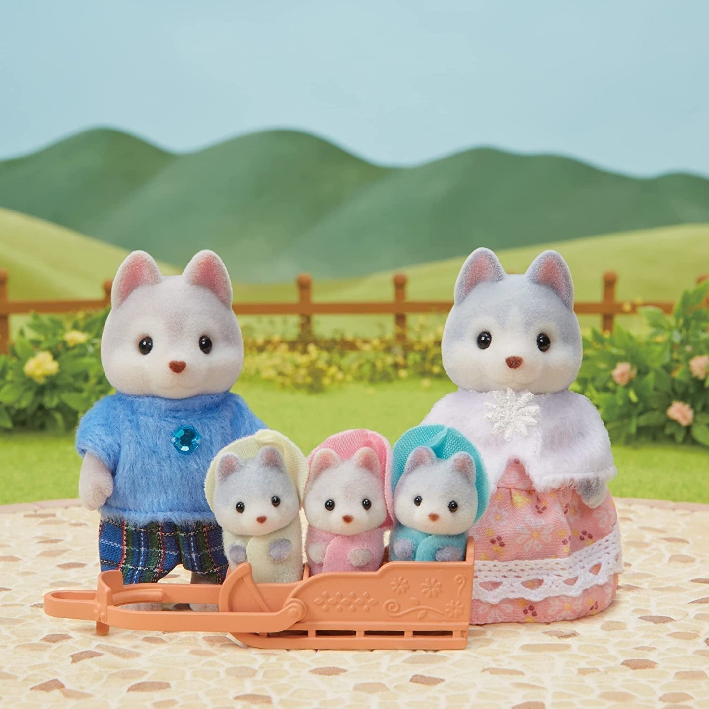 Panenky Sylvanian Families L5636 Husky Family Naty Shop