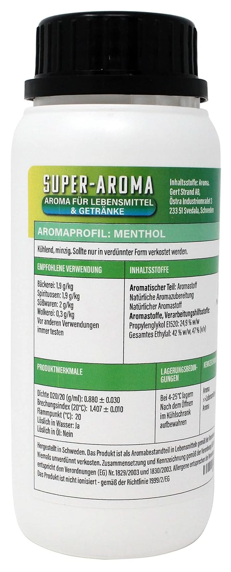 Mentolový koncentrát 280 ml Arome Naty Shop