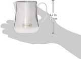 De'Longhi konvička na mléko DLSC060, konvička na ruční napěňování, ergonomická rukojeť, objem 350 ml, nerezová ocel