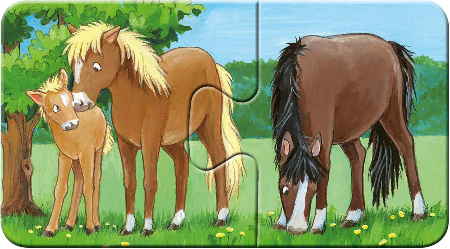 Puzzle Ravensburger pro děti - 05072 Farm Animal Families - Moje první puzzle 9X2 - Puzzle pro 2 roky Puzzle Naty Shop