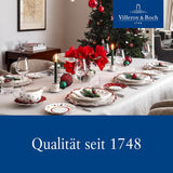 Villeroy & Boch - Toy's Delight Snídaňová sada pro 2, Lokomotiva, 6 kusů, Barevné, Vánoční, Sada nádobí s talíři, šálky a misky ke snídani, Vánoční nádobí, Prémiový porcelán