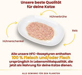 Almo Nature HFC Mokré přírodní krmivo pro kočky - kuřecí stehýnka, balení 24 ks (24 x 70 g)
